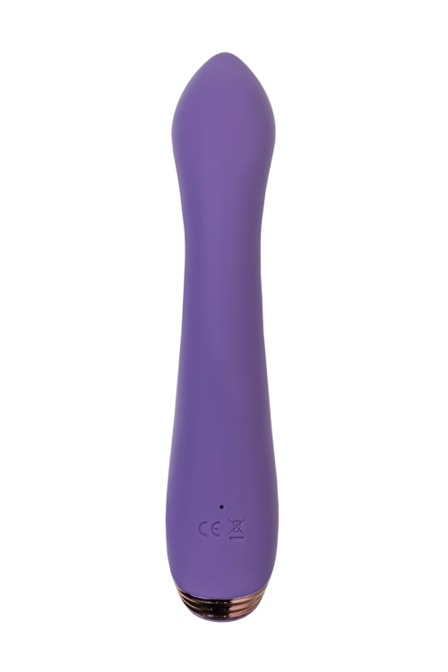 Фиолетовый вибратор-кролик Fingie с функцией Come-Hither - 21,6 см. - 3