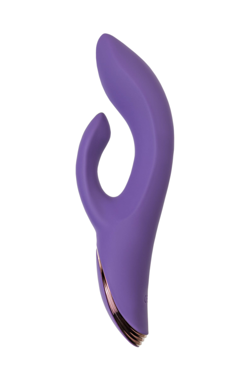 Фиолетовый вибратор-кролик Fingie с функцией Come-Hither - 21,6 см. - 4