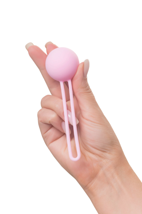 Розовый вагинальный шарик Pansy - 4