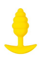 Желтая анальная втулка Vikki - 9 см. - 0
