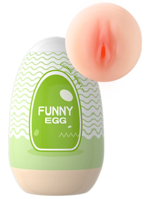 Мастурбатор-вагина Funny Egg - 0
