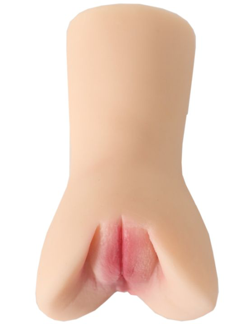 Телесный реалистичный мастурбатор-вагина и анус 3D - 4