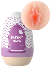 Мастурбатор-вагина Funny Egg в форме яйца - 0