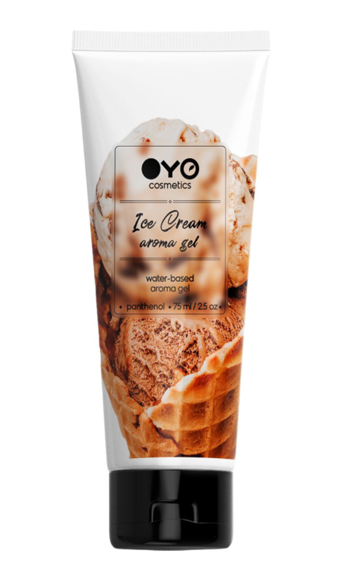 Лубрикант на водной основе OYO Aroma Gel Ice Cream с ароматом пломбира - 75 мл. - 0