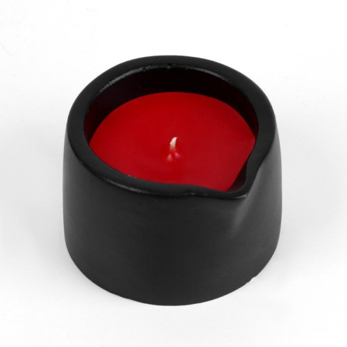 Набор из 2 низкотемпературных свечей для БДСМ «Оки-Чпоки» с ароматом земляники - 3