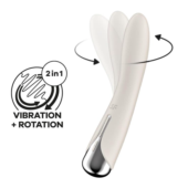 Телесный вибратор-ротатор Spinning Vibe 1 - 18 см. - 2