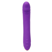 Фиолетовый вибратор для стимуляции точки G - 22 см. - 1