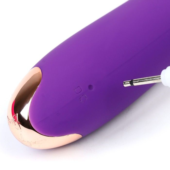 Фиолетовый вибратор для стимуляции точки G - 22 см. - 5