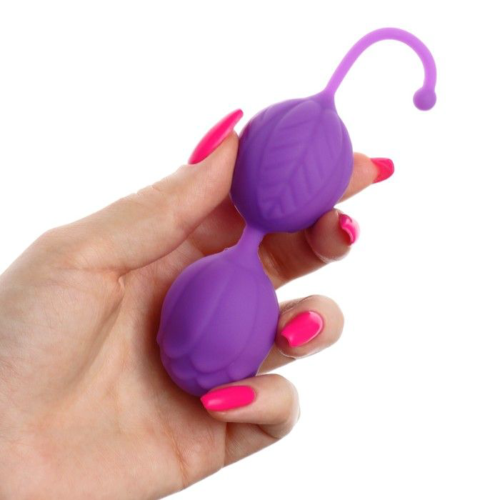 Фиолетовые вагинальные шарики «Оки-Чпоки» - 4