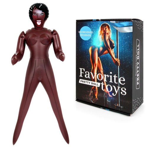 Темнокожая секс-кукла Шарлиз с 3 рабочими отверстиями - 1