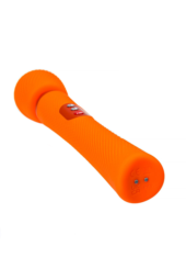 Оранжевый вибромассажер Vim Vibrating Wand - 31,3 см. - 2