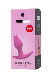 Розовый анальный стимулятор Bootie Fem - 8,5 см. - 8