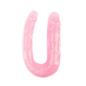 Розовый U-образный фаллоимитатор 13 Inch Dildo - 17 см. - 0