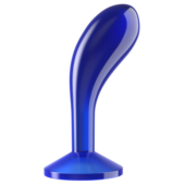 Синяя анальная втулка Flawless Clear Prostate Plug 6.0 - 15 см. - 0