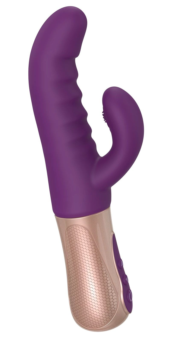 Фиолетовый вибратор-кролик Sassy Bunny - 21 см. - 0