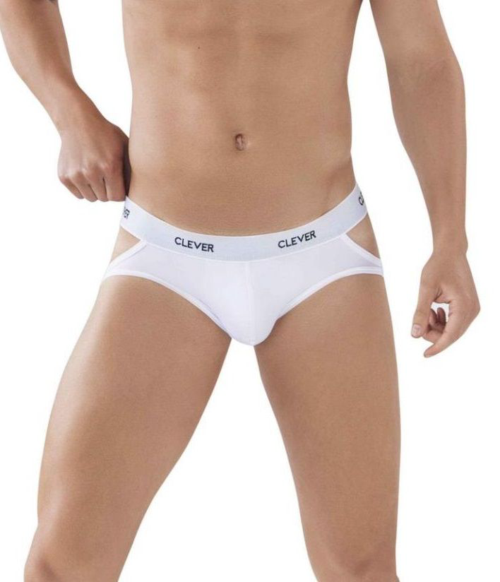 Белые мужские трусы-джоки Venture Jockstrap - 0