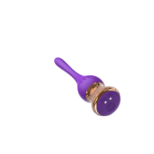 Фиолетовый вибромассажер Nipple Vibrator - 14,5 см. - 2