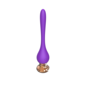 Фиолетовый вибромассажер Nipple Vibrator - 14,5 см. - 4