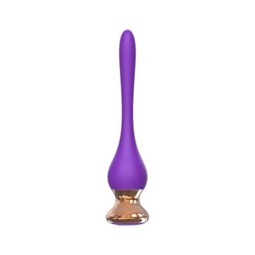 Фиолетовый вибромассажер Nipple Vibrator - 14,5 см. - 0