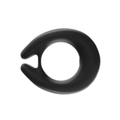 Черное эрекционное виброкольцо Cock Ring с пультом ДУ - 7