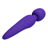 Фиолетовый wand-вибратор Meredith - 2