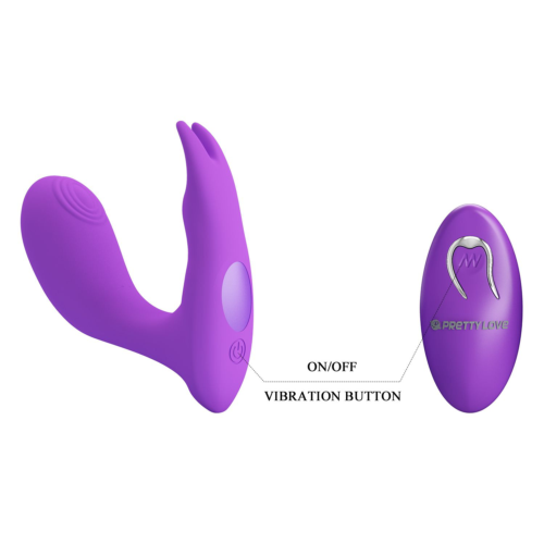 Фиолетовый стимулятор G-точки Idabelle - 10,1 см. - 4