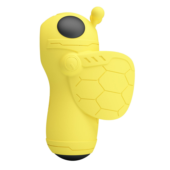 Желтый вакуумный стимулятор-пчелка Magic Bee - 0