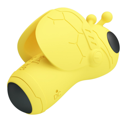 Желтый вакуумный стимулятор-пчелка Magic Bee - 4