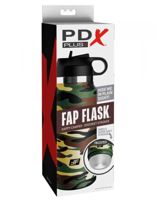 Мастурбатор в камуфляжной колбе Fap Flask - 1