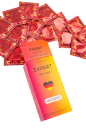 Презервативы EXPERT Hot Love с разогревающим эффектом - 12 шт.(+3 в подарок) - 3