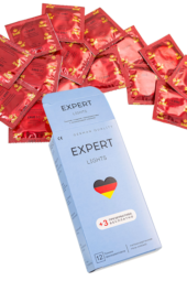 Ультратонкие презервативы EXPERT Lights - 12 шт.(+3 в подарок) - 2