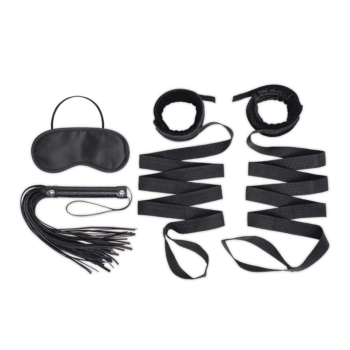 Эротический набор 4PC Bondage Bed Strap Flogger Kit