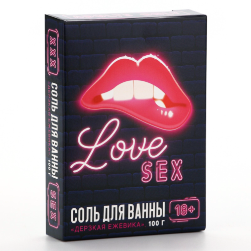 Соль для ванны Love с ароматом ежевики - 100 гр. - 2