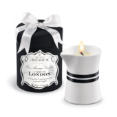 Массажное масло в виде большой свечи Petits Joujoux London с ароматом ревеня, амбры и чёрной смородины - 0