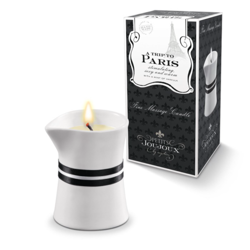 Массажное масло в виде малой свечи Petits Joujoux Paris с ароматом ванили и сандалового дерева - 0