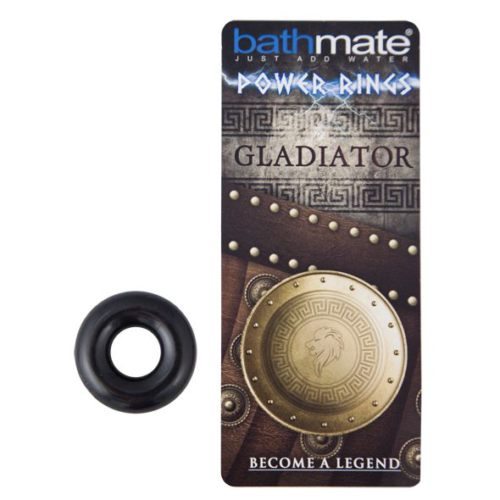 Чёрное эрекционное кольцо Gladiator - 0