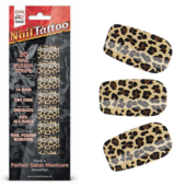 Набор лаковых полосок для ногтей Леопард Nail Foil - 0