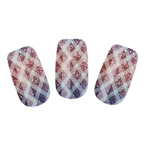 Набор лаковых полосок для ногтей Блестящий градиент Nail Foil - 1