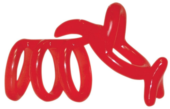 Красная рельефная насадка на пенис Funny Kangaroo - 1