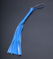 Голубая мини-плеть с 20 хвостами - 40 см. - 0
