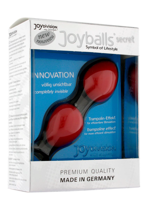 Красные вагинальные шарики Joyballs Secret - 1