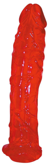 Массивный красный фаллоимитатор Colourado - 22 см. - 0
