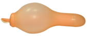 Вибратор Love Balloon с функцией расширения - 17 см. - 1
