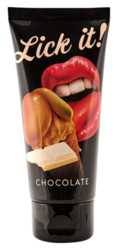 Съедобная смазка Lick It с ароматом белого шоколада - 100 мл. - 0