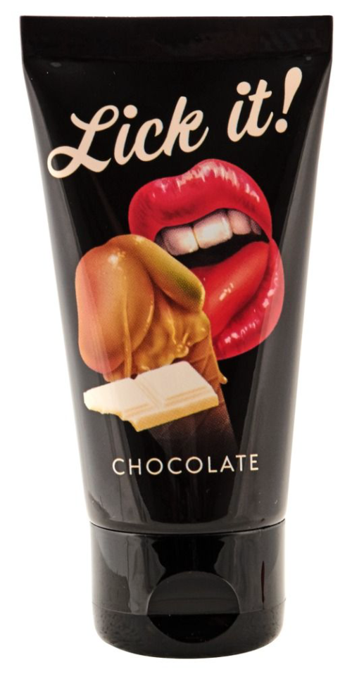 Съедобная смазка Lick It с ароматом белого шоколада - 50 мл. - 0