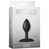 Черная анальная пробка Platinum Premium Silicone - The Minis Spade Small - Black S - 1