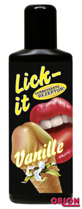 Съедобная смазка Lick It с ароматом ванили - 100 мл. - 0