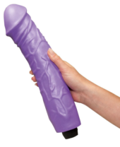 Фиолетовый вибратор-гигант Giant Lover - 33 см. - 2