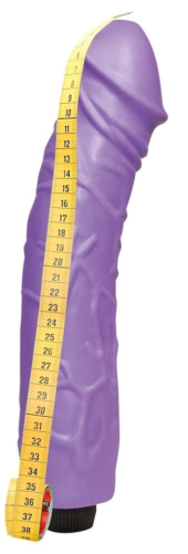 Фиолетовый вибратор-гигант Giant Lover - 33 см. - 1