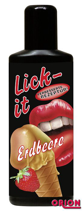 Съедобная смазка Lick It со вкусом земляники - 50 мл. - 0